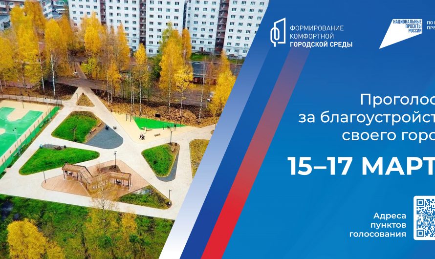 Проголосовать за территории, которые благоустроят в Коми в 2025 году, можно будет с 15 марта